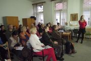 Den otevřené Jáchymky 2013 - odpolední prezentace o historii školy v Jáchymce