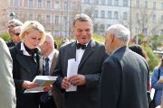 Primátor hlavního města Prahy Bohuslav Svoboda a Jana Černochová, starostka městské části Praha 2.